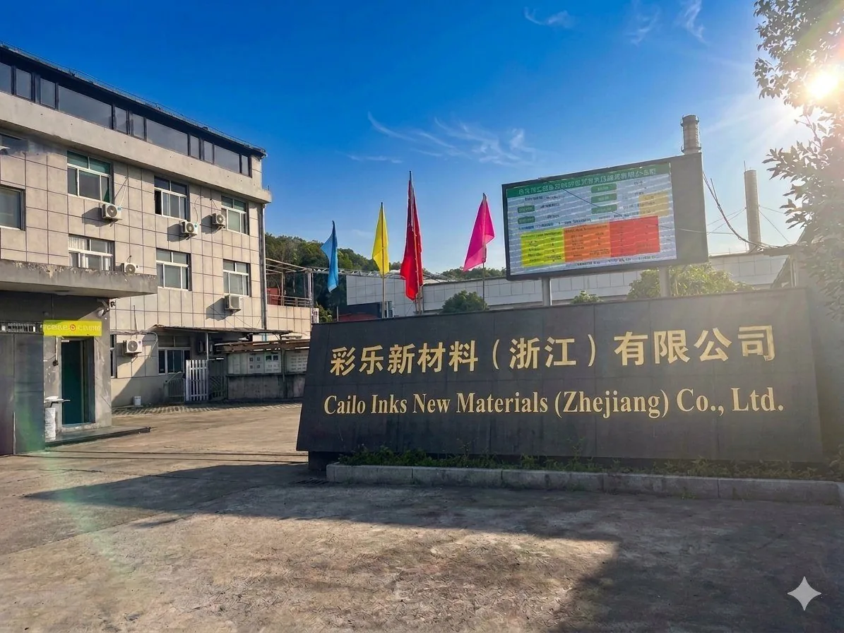 Cailo Inks New Materials (Zhejiang) Co., Ltd. — Factory Gate